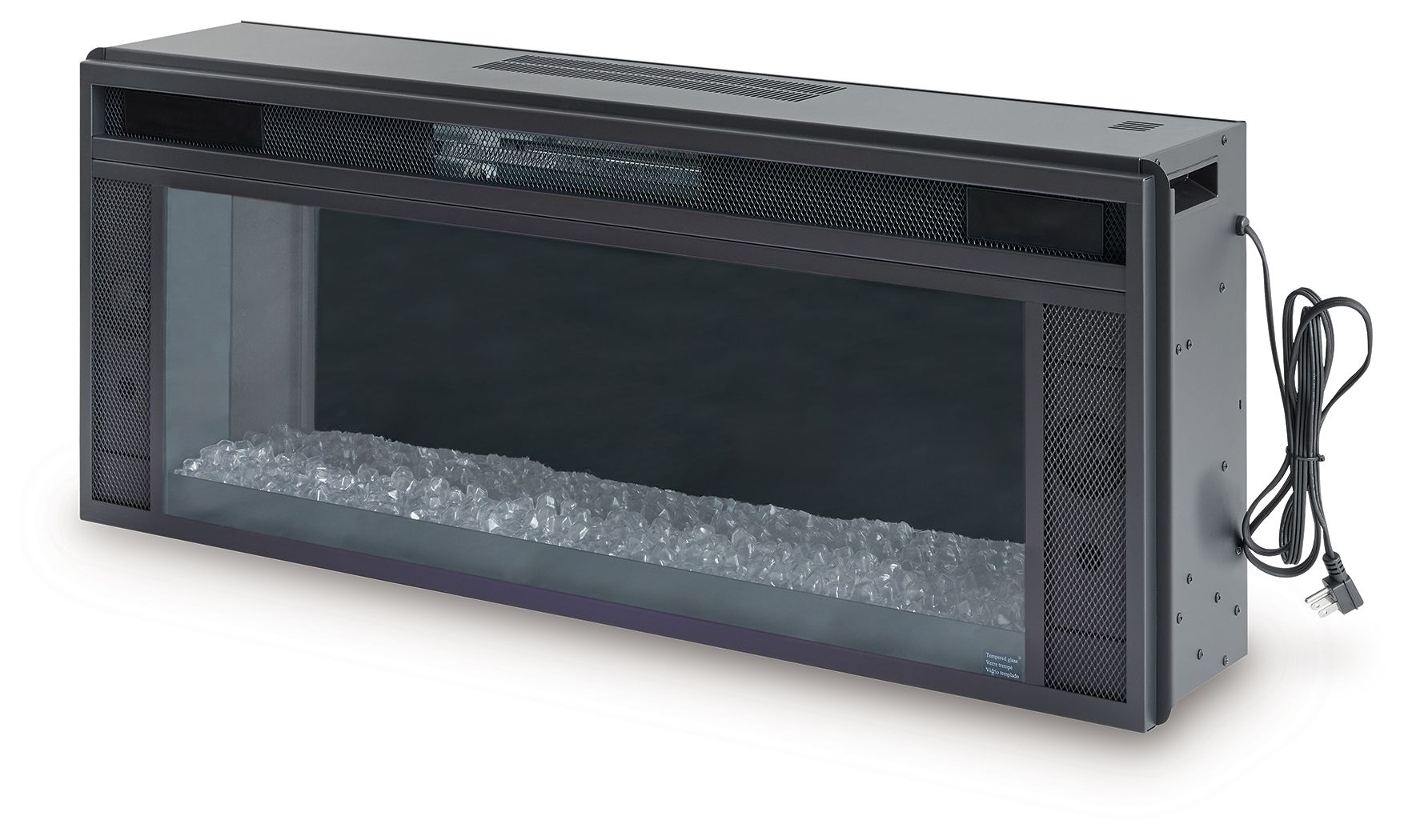 Entertainment Accessories - Black - Fireplace Insert - Hornell Furniture Outlet