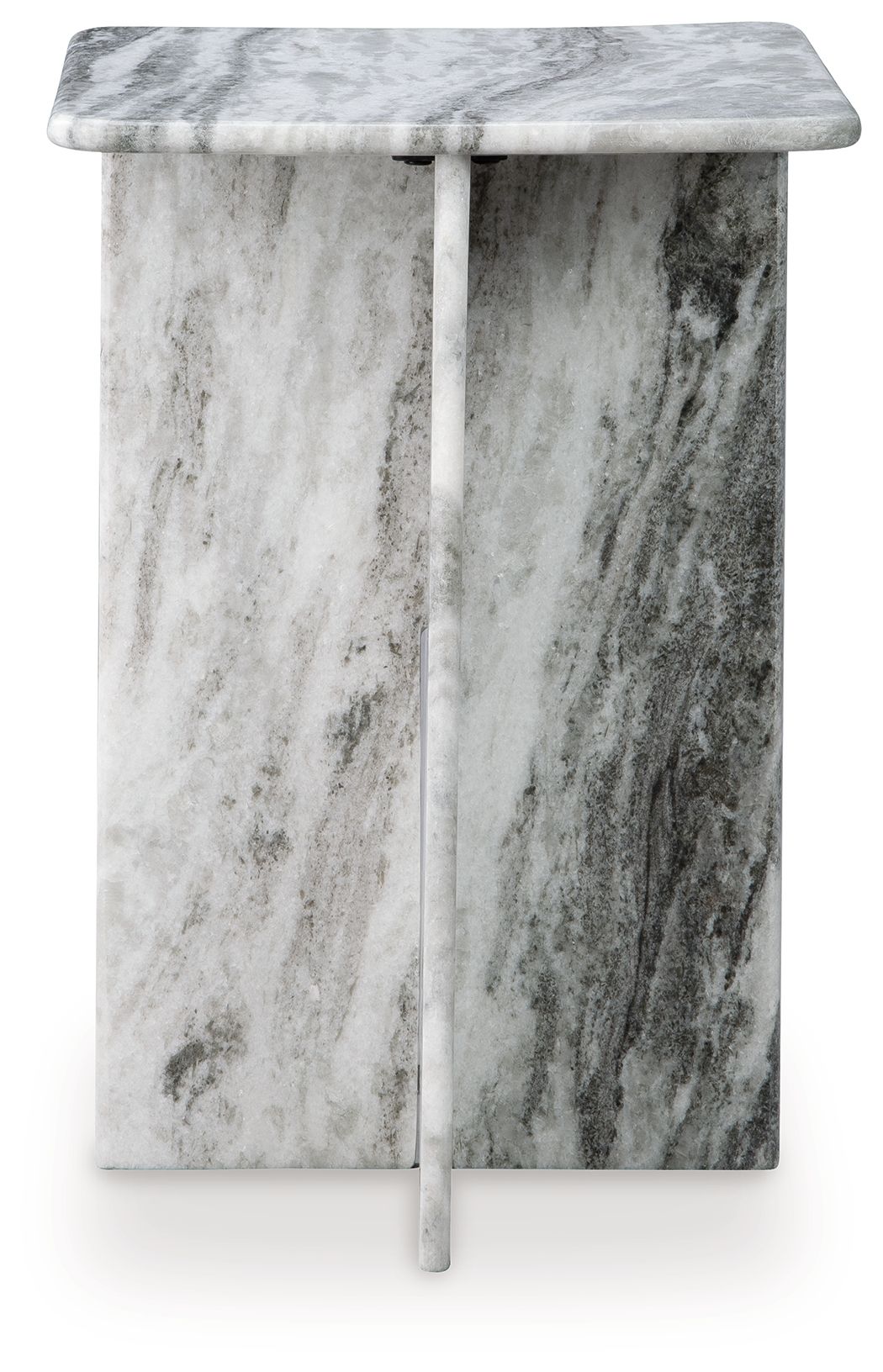 Keithwell - Gray - Square Accent Table - Hornell Furniture Outlet