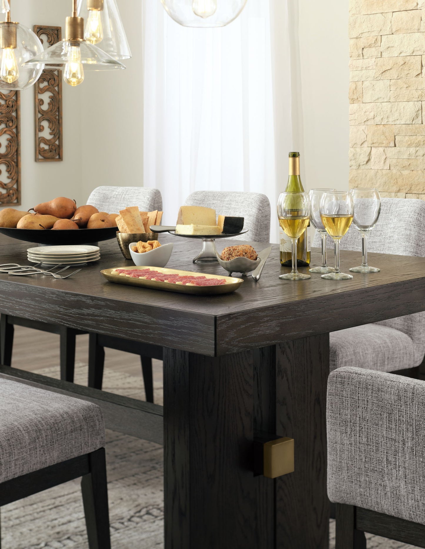 Burkhaus - Dining Room Set - Hornell Furniture Outlet