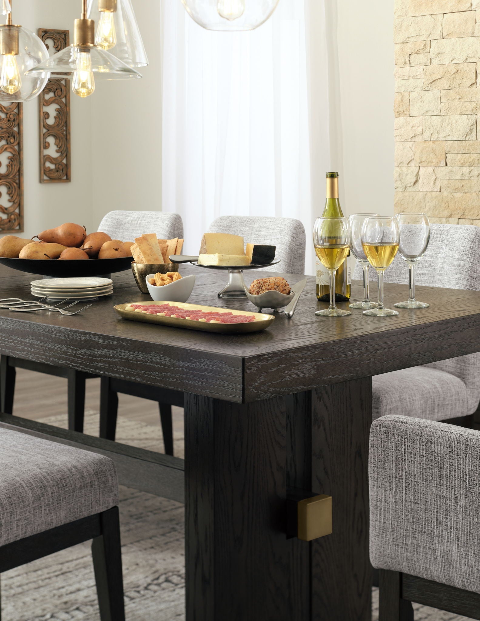 Burkhaus - Dining Room Set - Hornell Furniture Outlet