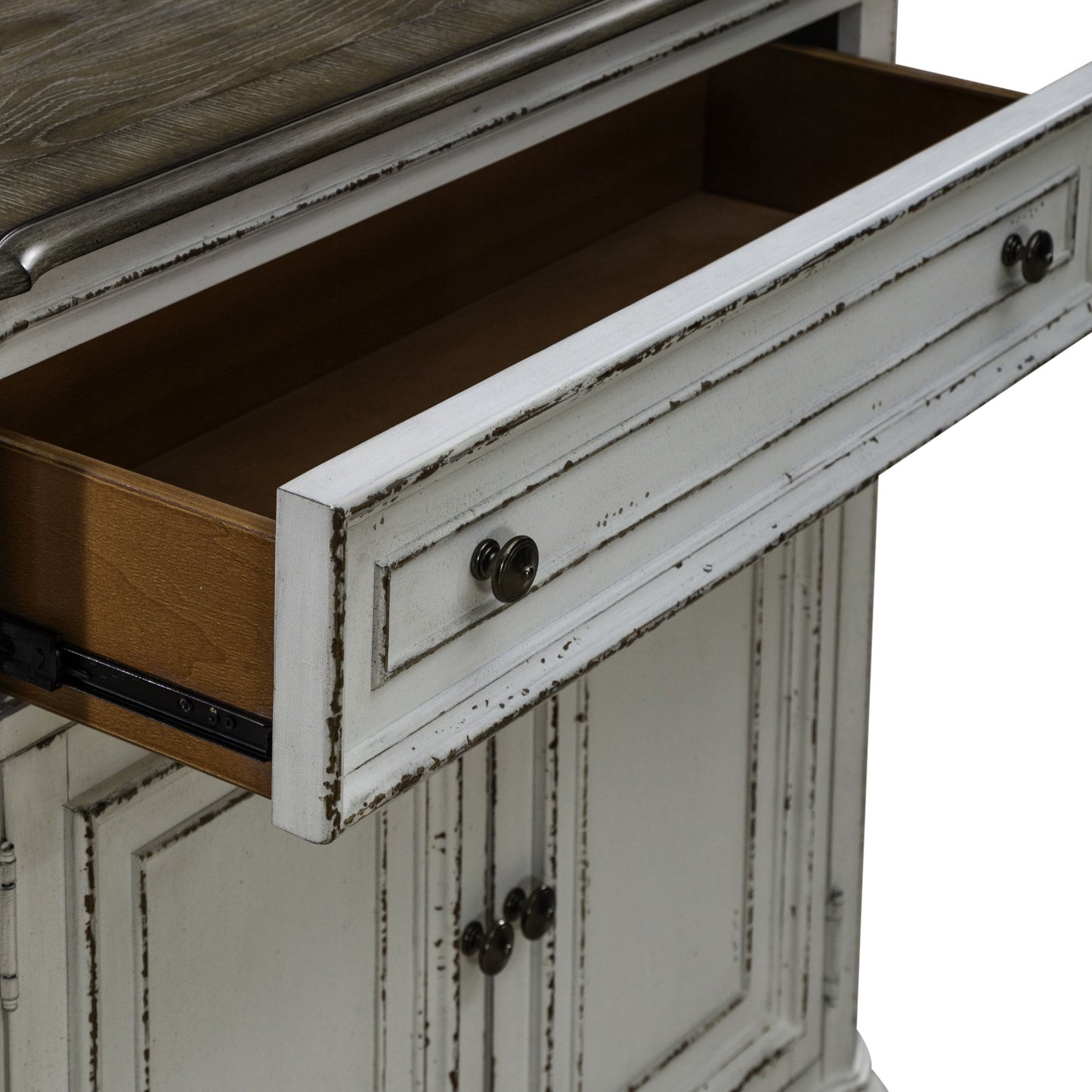 Magnolia Manor - Accent Cabinet - White - Hornell Furniture Outlet