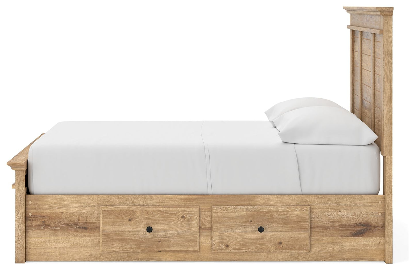 Makidern - Panel Storage Bed With 2 Under Bed Storage Units - Hornell Furniture Outlet