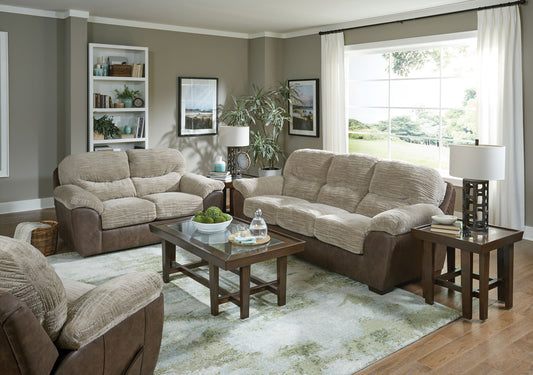 McMahon - Glider Recliner - Bark - Hornell Furniture Outlet