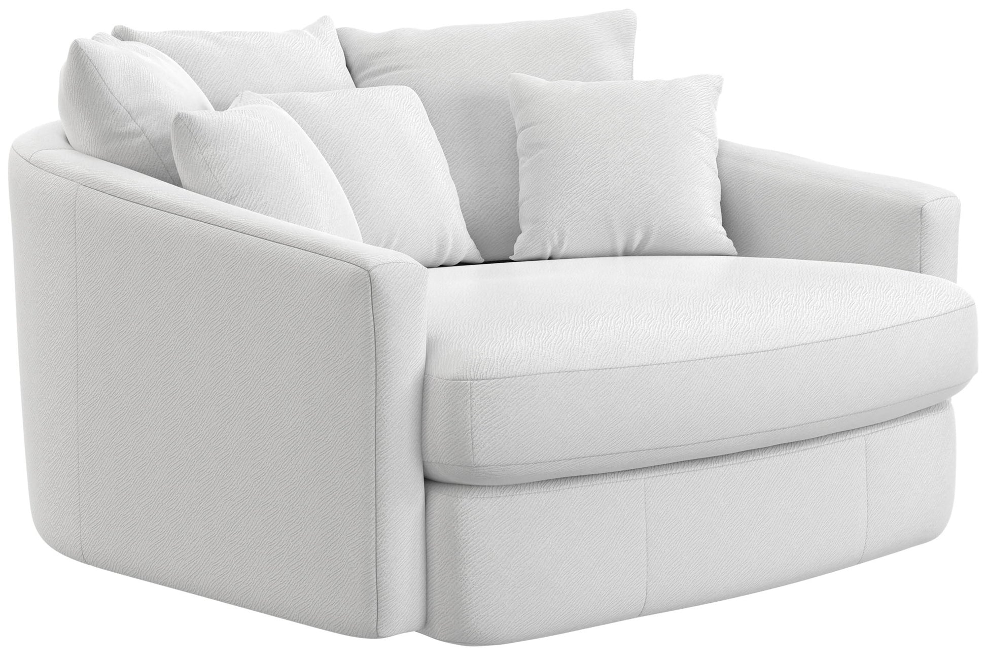 Matty - Round Accent Cuddle Chaise - Hornell Furniture Outlet