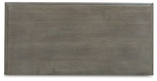Lexorne - Gray - Five Drawer Chest - Hornell Furniture Outlet