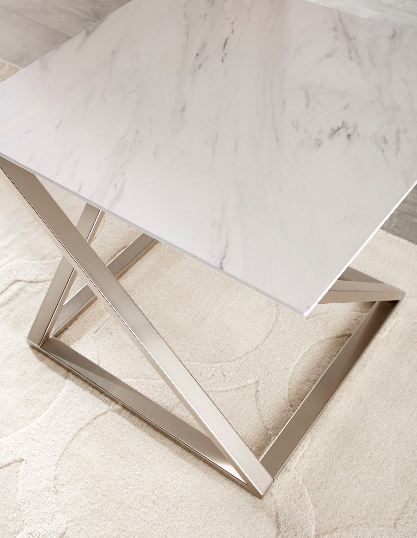 Zurich - 3 Piece Occasional Table Set - White - Hornell Furniture Outlet