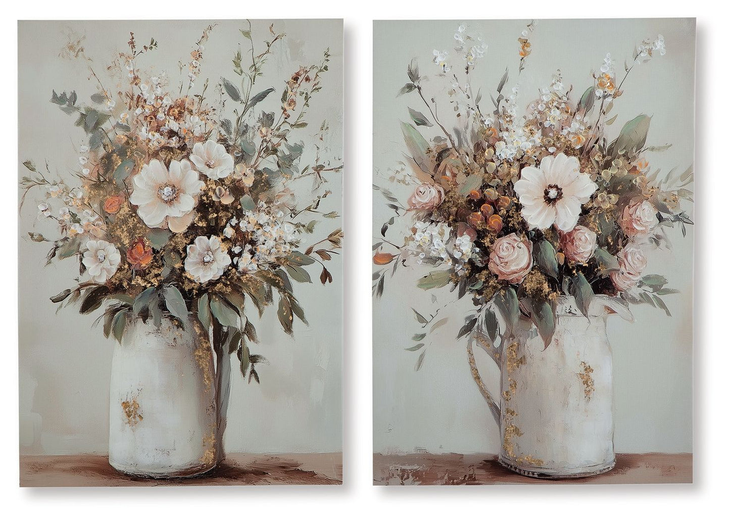 Faisaldon - Multi - Wall Art Set (Set of 2) - Hornell Furniture Outlet