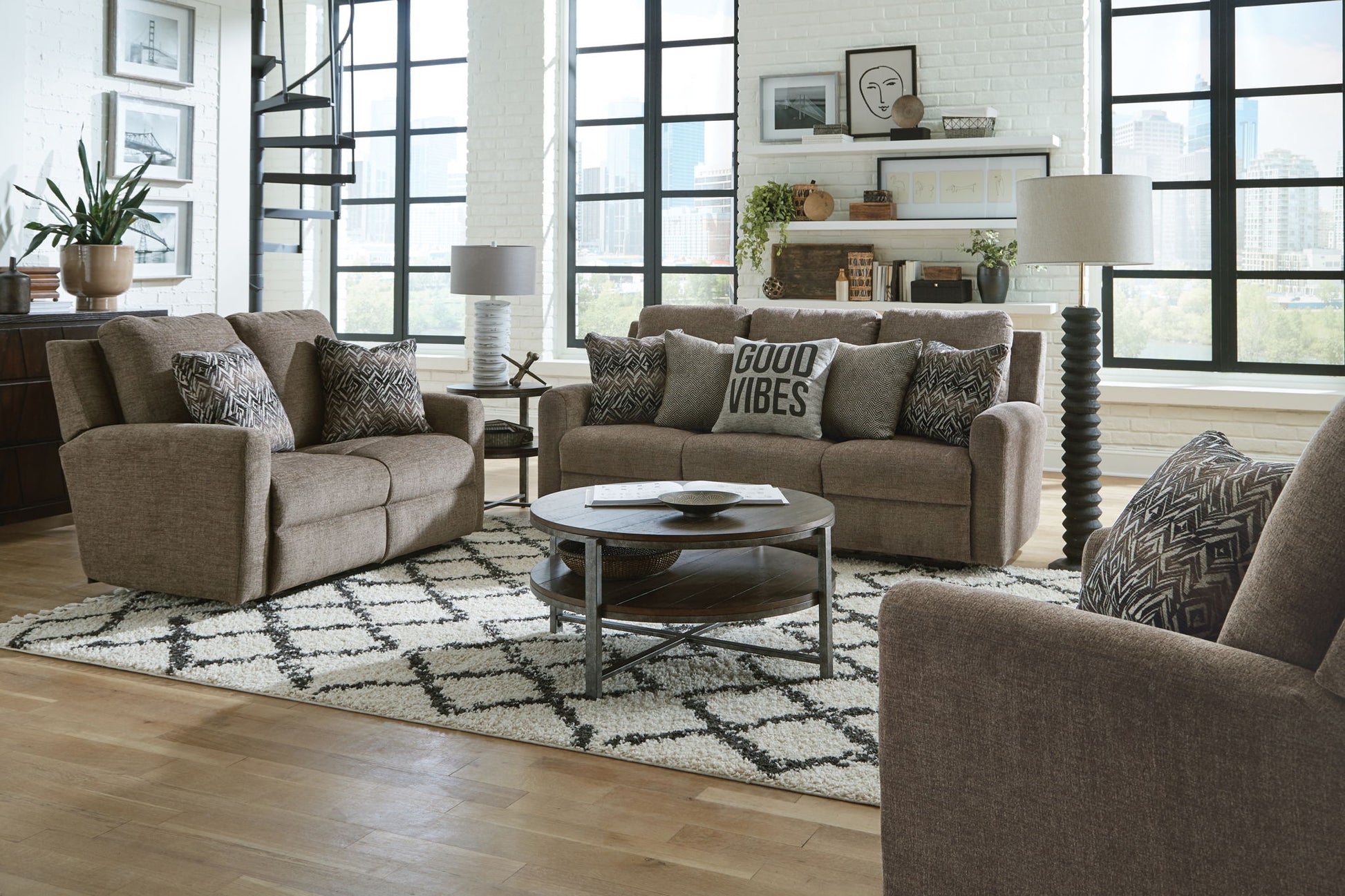 Calvin - Reclining Loveseat - Hornell Furniture Outlet