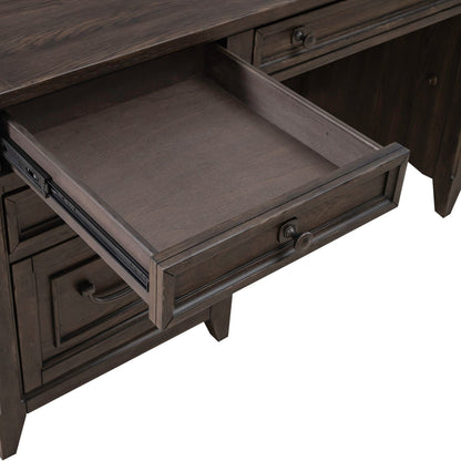 Paradise Valley - Executive Credenza - Brown - Hornell Furniture Outlet