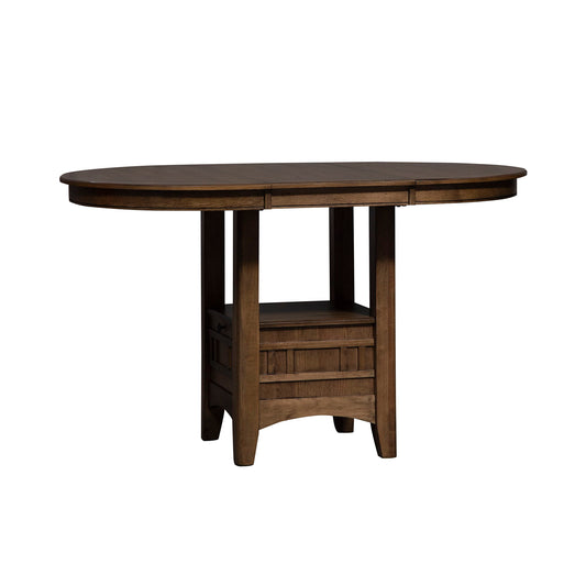 Santa Rosa - 5 Piece Pub Set - Light Brown - Hornell Furniture Outlet