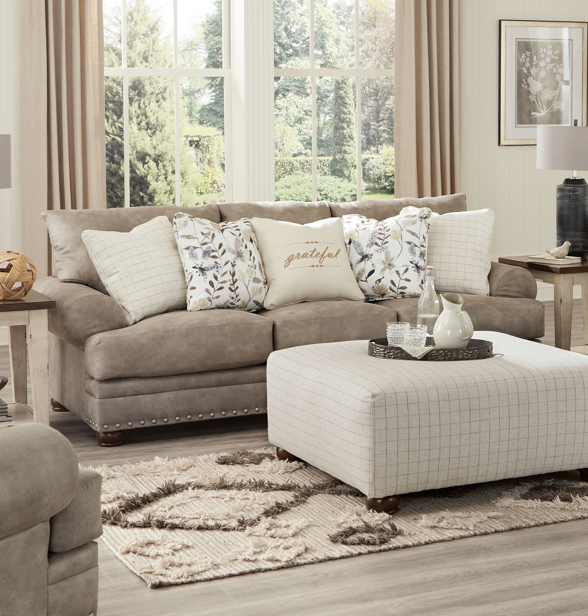Briarcliff - Sofa - Pebble - Hornell Furniture Outlet