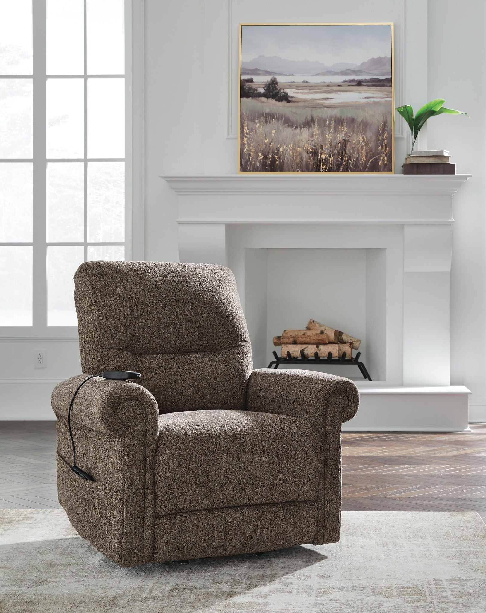 Aureta - Power Lift Recliner - Hornell Furniture Outlet