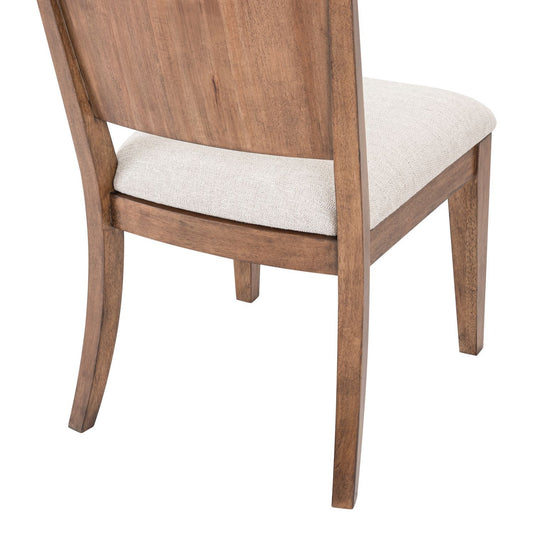 Shaker Lakes - Panel Back Side Chair (RTA) - Harvest Brown - Hornell Furniture Outlet
