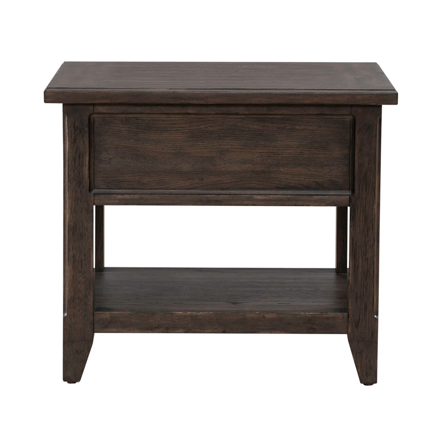 Paradise Valley - Rectangular End Table - Dark Brown - Hornell Furniture Outlet