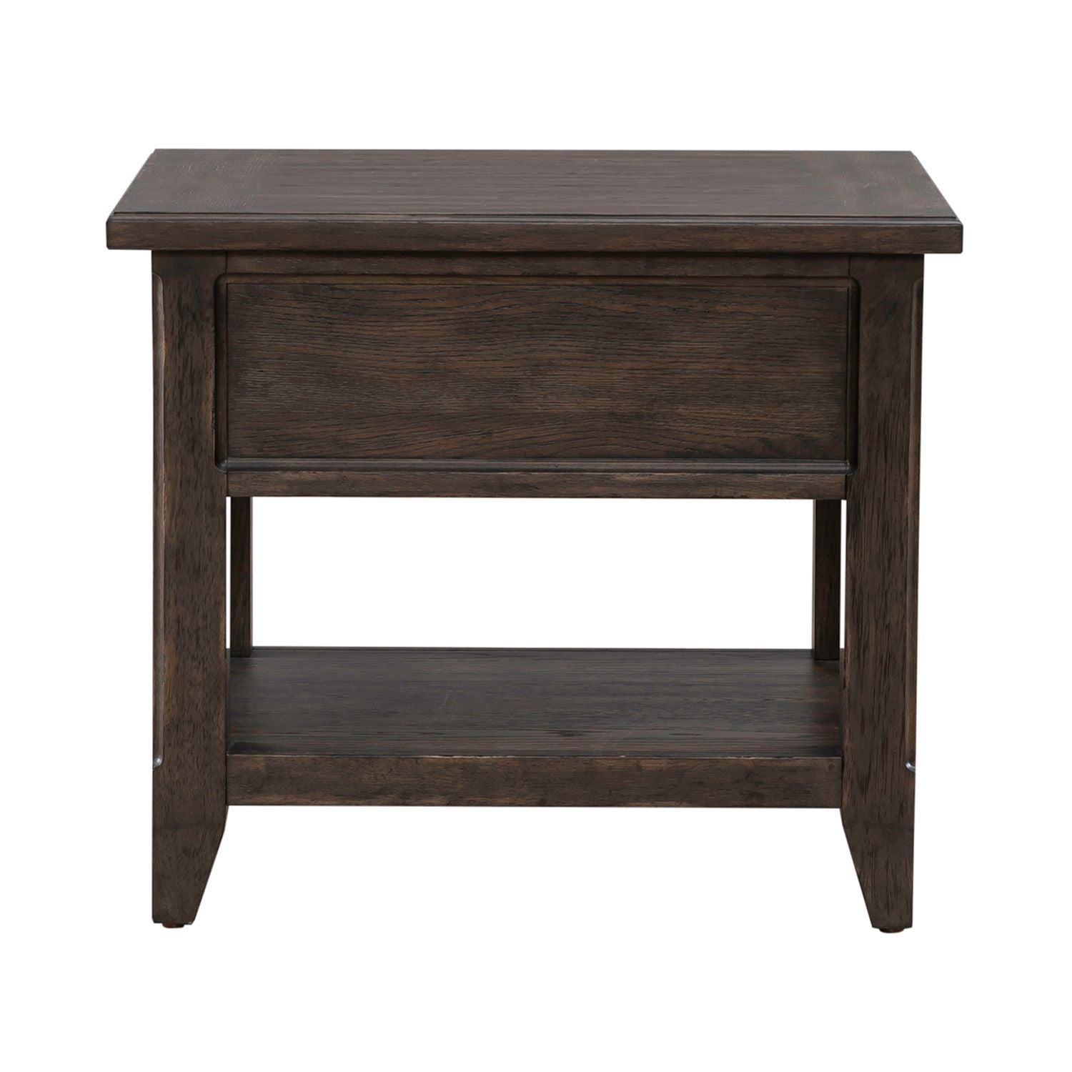 Paradise Valley - Rectangular End Table - Dark Brown - Hornell Furniture Outlet