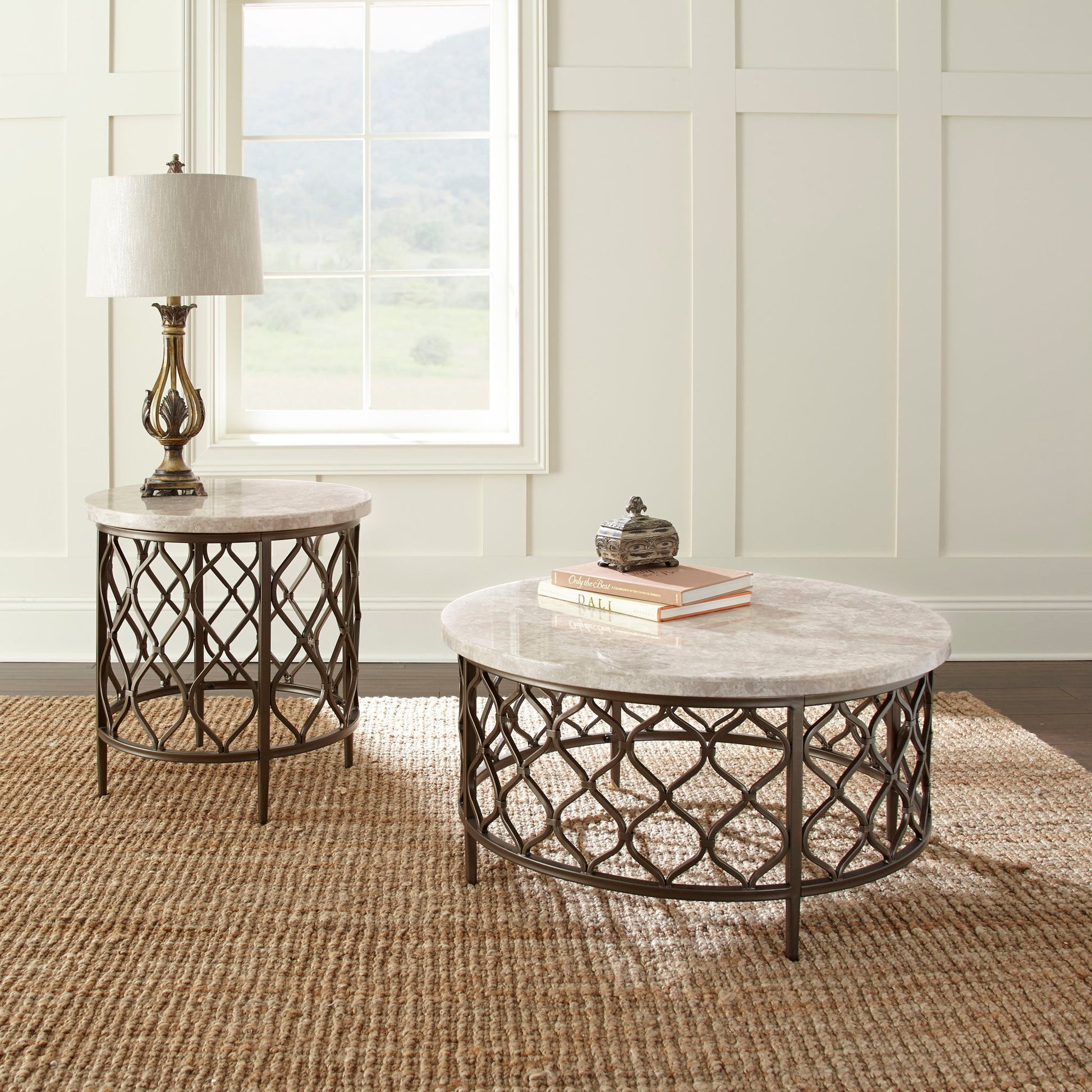 Roland - Cocktail Table - White - Hornell Furniture Outlet
