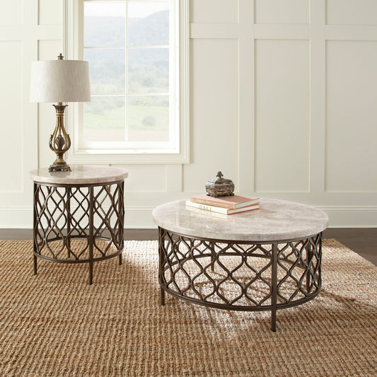 Roland - End Table - White - Hornell Furniture Outlet
