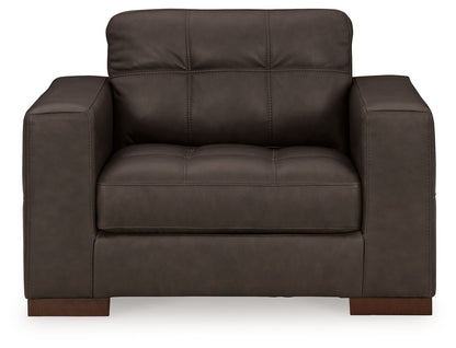 Luigi - Thunder - Chair And A Half - Hornell Furniture Outlet