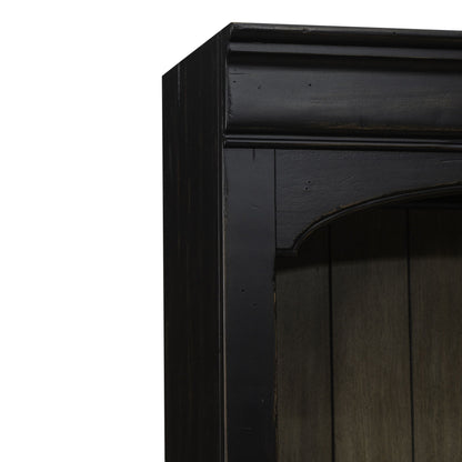 Meritage - Bunching Bookcase - Aged Charcoal - Hornell Furniture Outlet