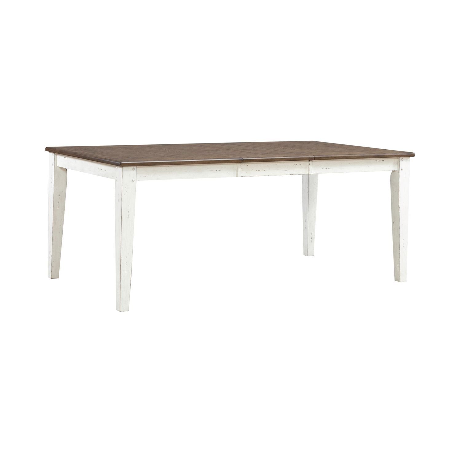 Al Fresco - Rectangular Leg Table - Graphite / Whitestone - Hornell Furniture Outlet