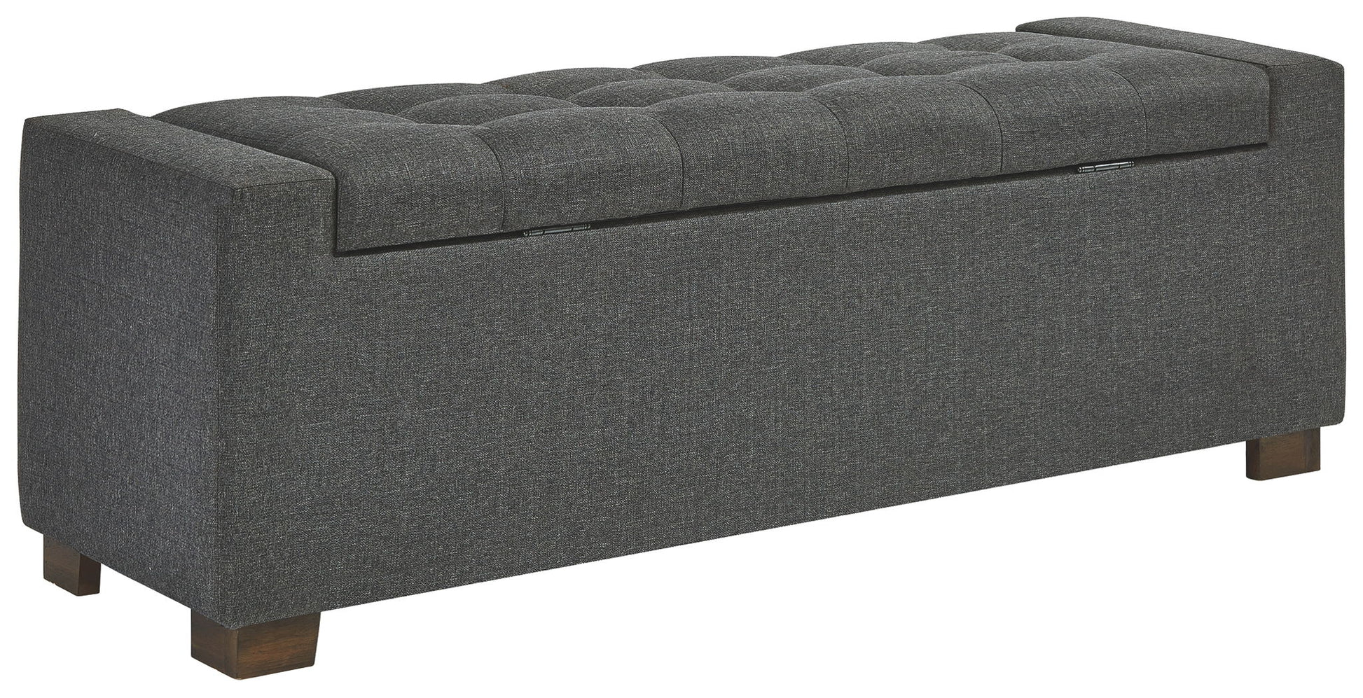 Cortwell - Gray - Storage Bench - Hornell Furniture Outlet