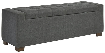 Cortwell - Gray - Storage Bench - Hornell Furniture Outlet
