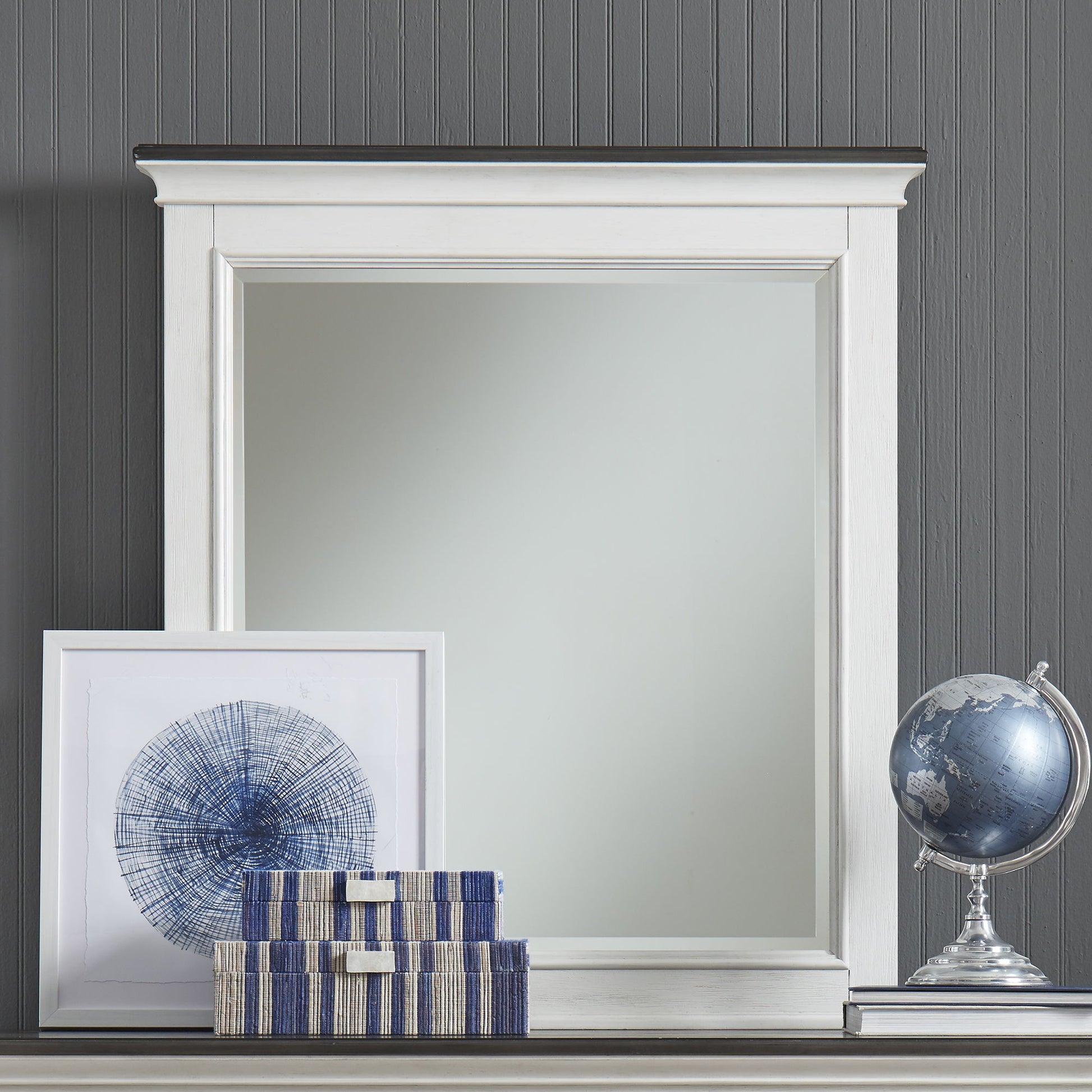 Allyson Park - Crown Mirror - Hornell Furniture Outlet