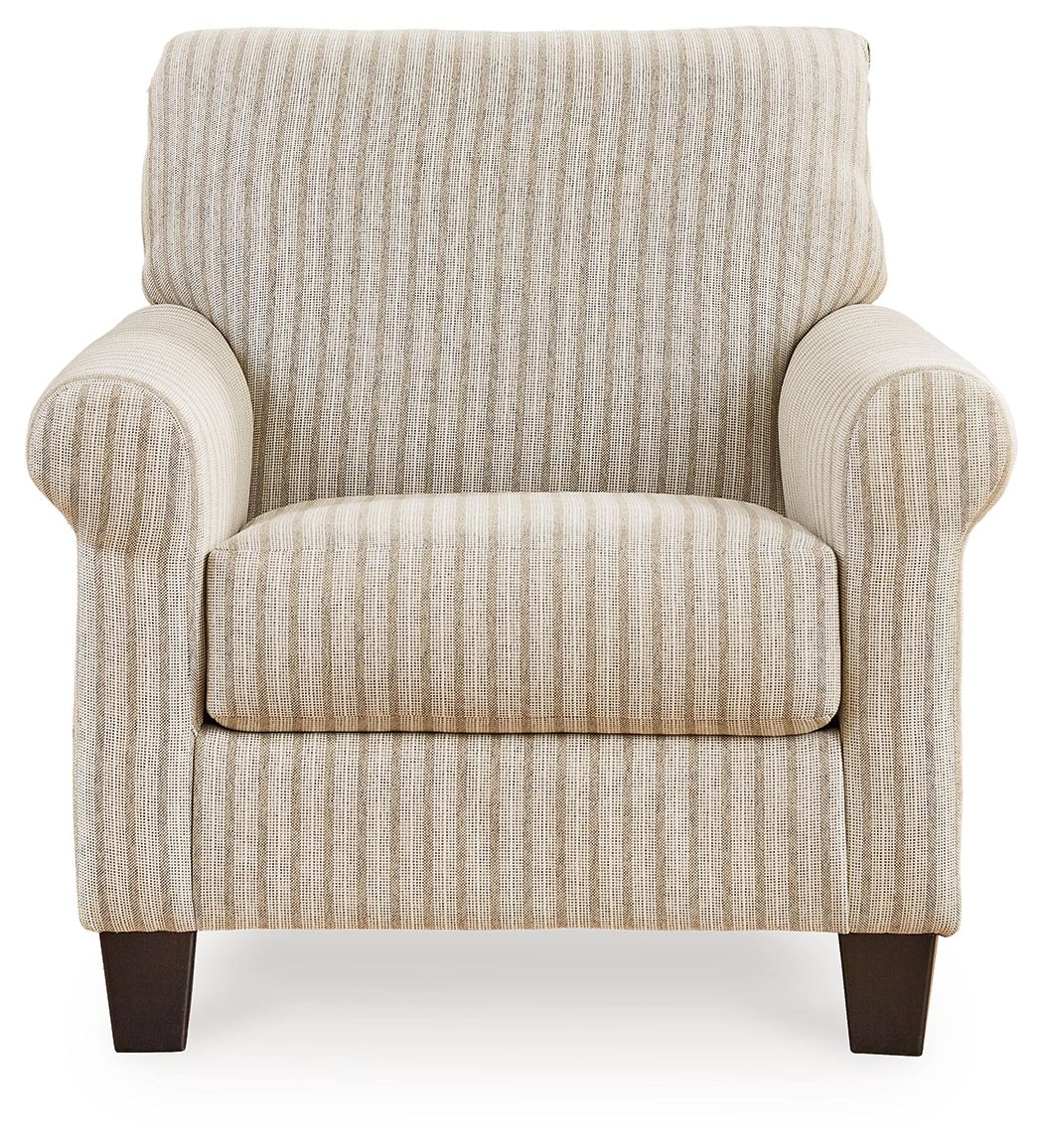 Valerani - Sandstone - Accent Chair - Hornell Furniture Outlet