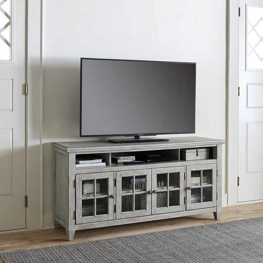 Heartland - Entertainment TV Stand - White - Hornell Furniture Outlet