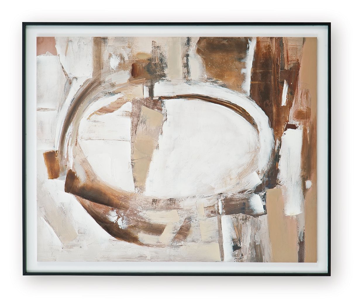 Bradlow - Wall Art - Brown / White / Black - Hornell Furniture Outlet