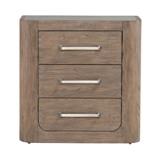 South Bend - Nightstand With Charging Station - Brown - Hornell Furniture Outlet