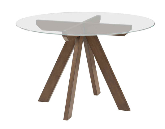 Wade - 5 Piece Dining Set - Dark Brown - Hornell Furniture Outlet