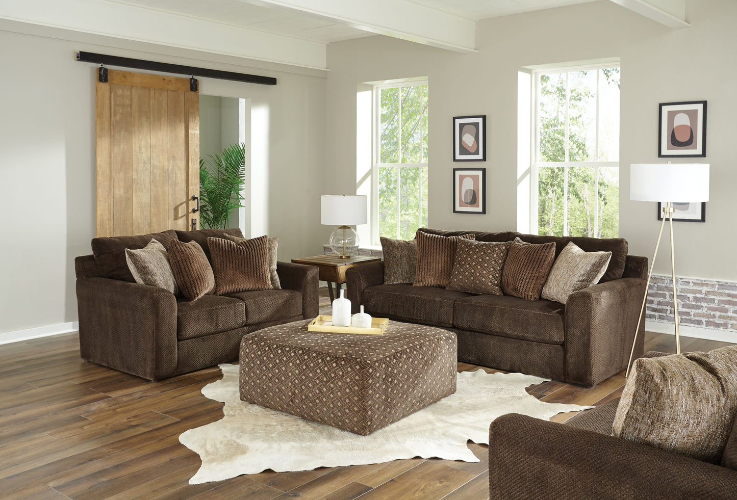 Midwood - Cocktail Ottoman - Hornell Furniture Outlet