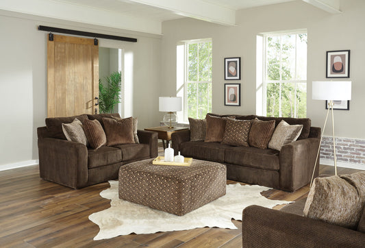 Midwood - Cocktail Ottoman - Hornell Furniture Outlet