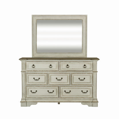 Abbey Park - Mirror - White - Hornell Furniture Outlet