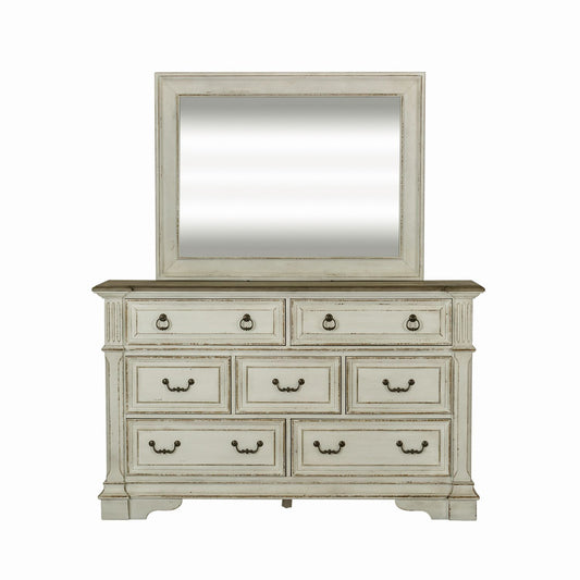 Abbey Park - Mirror - White - Hornell Furniture Outlet