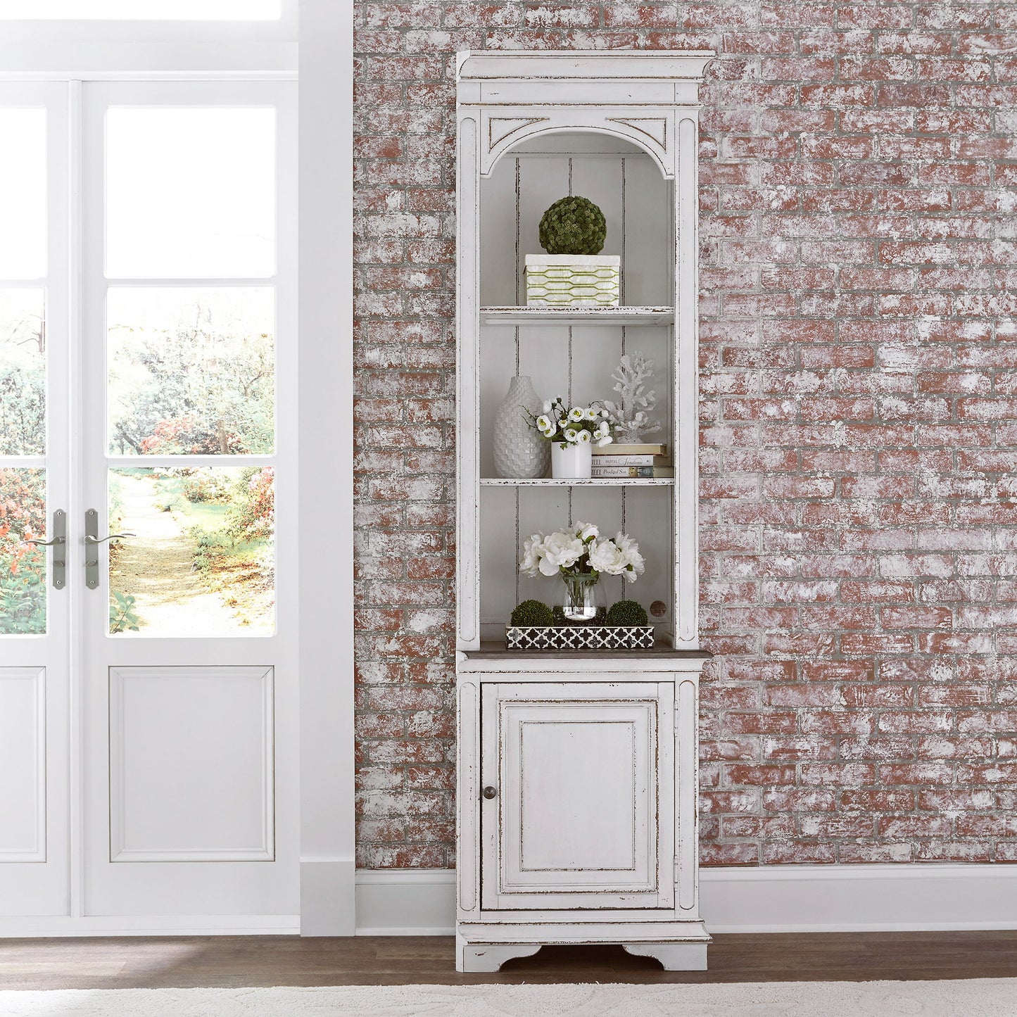 Magnolia Manor - Right Pier - White - Hornell Furniture Outlet
