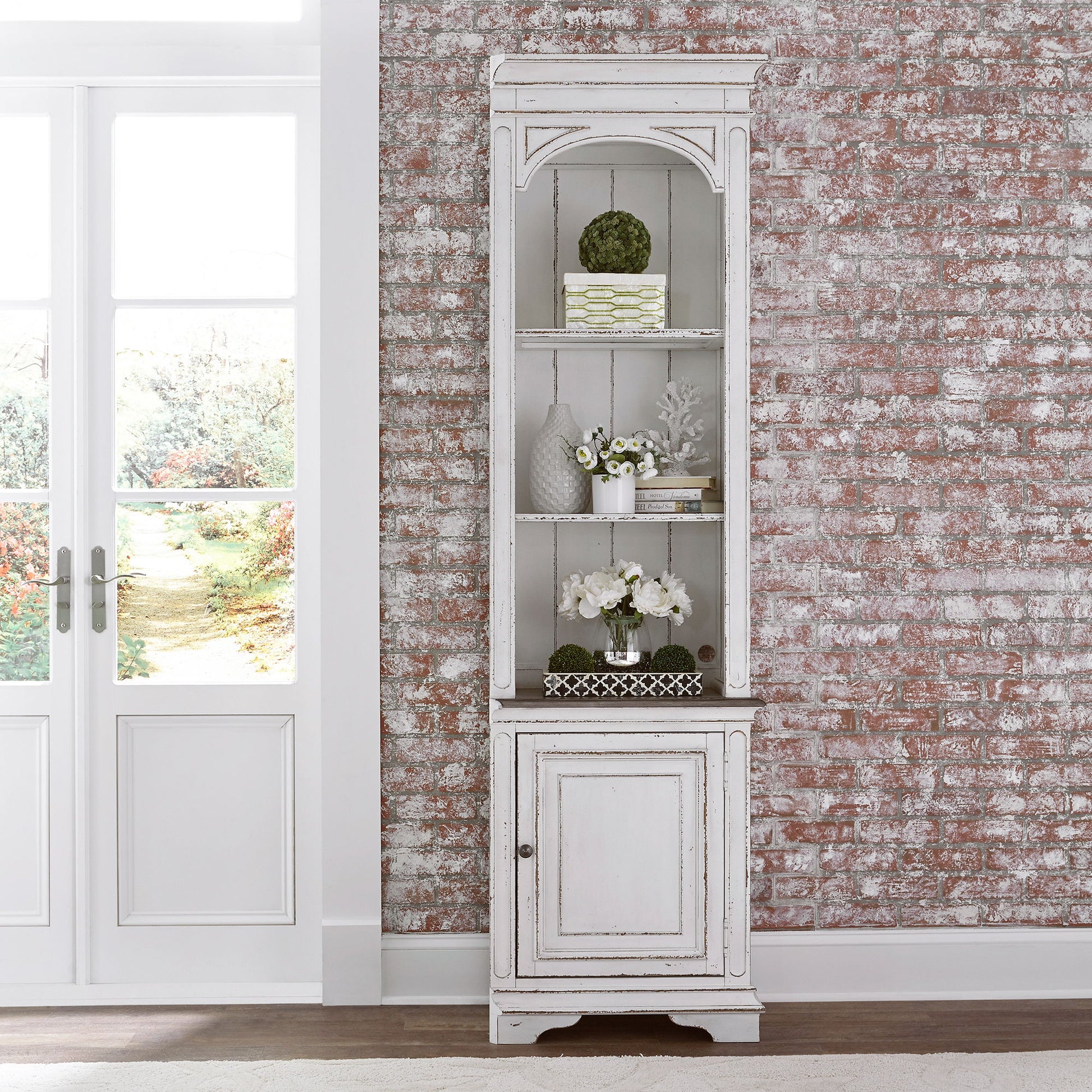 Magnolia Manor - Right Pier - White - Hornell Furniture Outlet