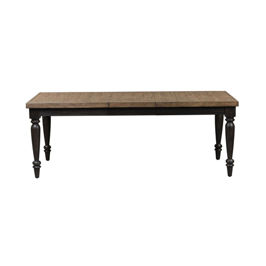 Harvest Home - Rectangular Leg Table - Light Brown - Hornell Furniture Outlet