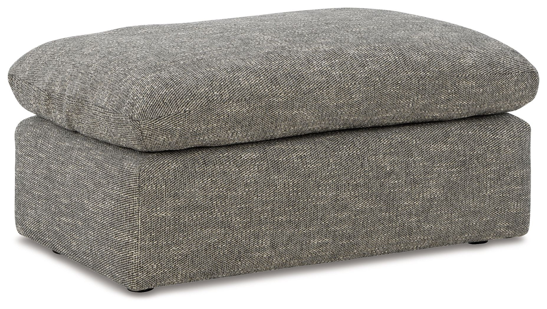 Dramatic - Ottoman - Granite - Hornell Furniture Outlet