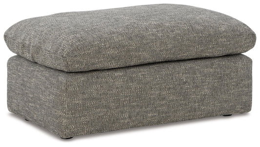 Dramatic - Ottoman - Granite - Hornell Furniture Outlet