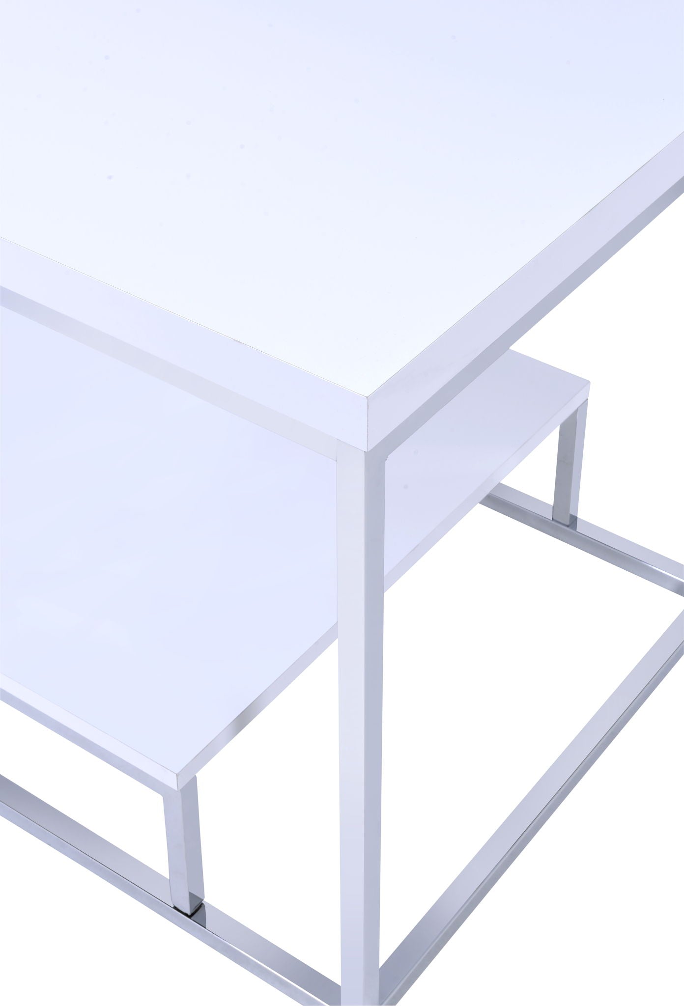 Lucia - 3 Piece Table Set - White - Hornell Furniture Outlet