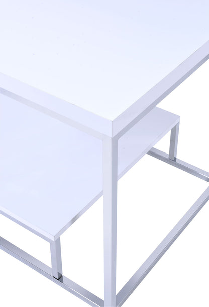 Lucia - 3 Piece Table Set - White - Hornell Furniture Outlet