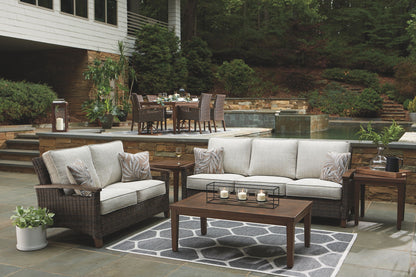 Paradise Trail - Medium Brown - Sofa with Cushion - Hornell Furniture Outlet