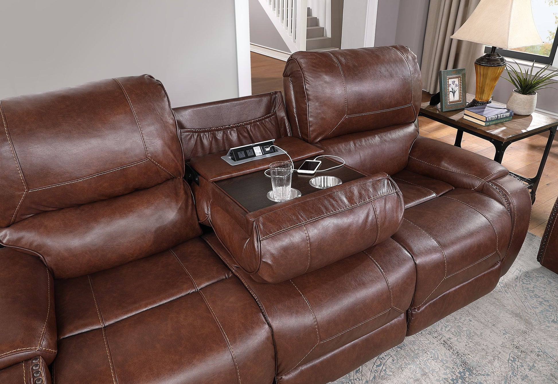 Keily - Manual Motion Glider Loveseat - Hornell Furniture Outlet