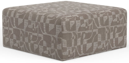 Zeke - Cocktail Ottoman - Cloud - Hornell Furniture Outlet