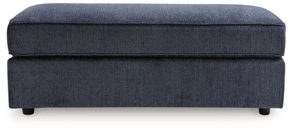 Albar Place - Cobalt - Oversized Accent Ottoman - Hornell Furniture Outlet
