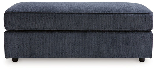 Albar Place - Cobalt - Oversized Accent Ottoman - Hornell Furniture Outlet