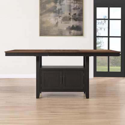 Bermuda - Storage Counter Table - Black - Hornell Furniture Outlet