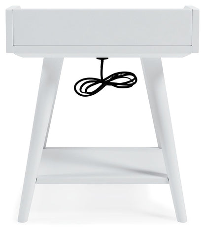 Blariden - White - Accent Table - Hornell Furniture Outlet